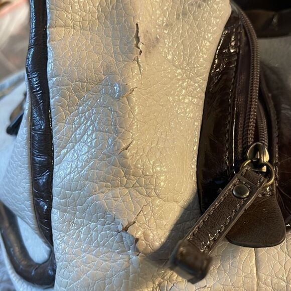Coach Crick Bag ivory and chocolate - Picture 4 of 10